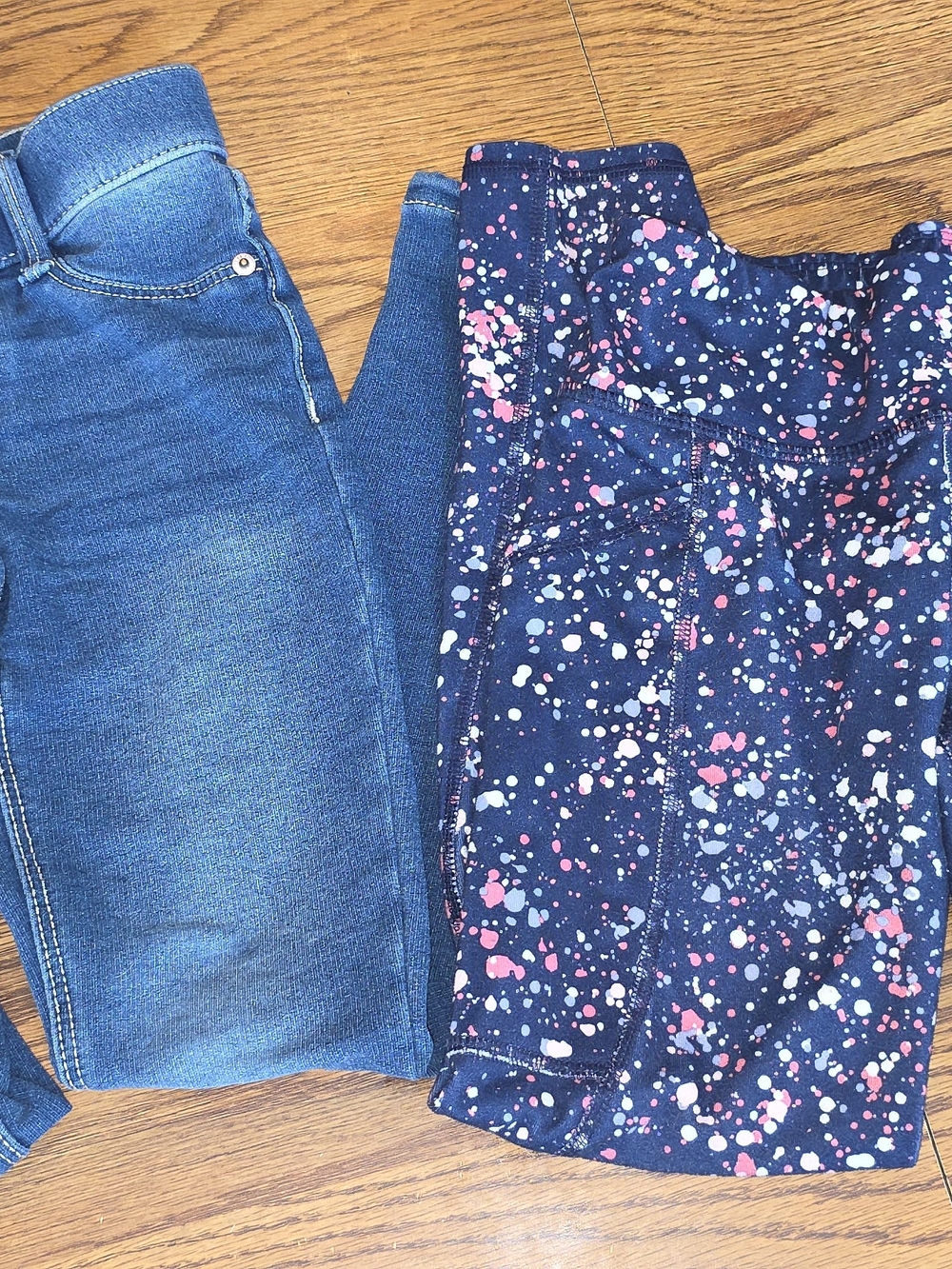 kidsnNavy jeggins Paint-Splatter leggins